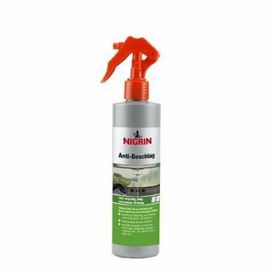 NIGRIN 72980 Anti Beschlag Spray Autoscheiben Fahrsicherheit Klare Sicht 300 ml