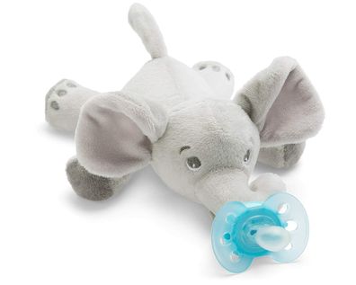 Philips SCF348/13 Avent Snuggle Elefant Baby Kuscheltier Schnuller ultra soft