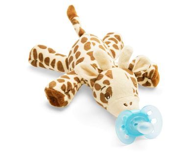 Philips SCF348/11 Avent Snuggle Giraffe Baby Kuscheltier Schnuller ultra soft