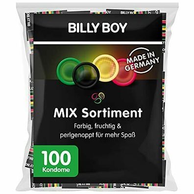 Billy Boy Kondome Mix-Sortiment Großpackung 1 x 100 Stück Mix-Pack Verhütung