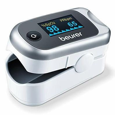 Beurer PO 40 Pulsoximeter Messung Sauerstoffsättigung Herzfrequenz Farbdisplay