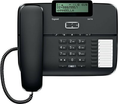 Gigaset DA710 Haustelefon Telefon schnurgebunden Display Direktruf Büro schwarz