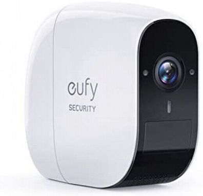 Eufy Cam E Kabellose Überwachungskamera 1080p 16GB microSD Speicher IP65 weiß
