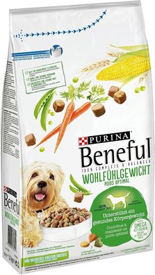 Purina Beneful Wohlfühlgewicht Hundefutter Trockenfutter Huhn Gemüse 6 x 1,5kg