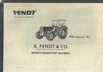 Ersatzteilkatalog Fendt Farmer 5 S, Landtechnik, Trecker, Oldtimer