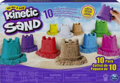 Kinetic Sand 6052995 Burgenförmchen Spielset Spielzeug ab 3 Jahren 1.27 kg