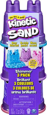 Kinetic Sand 6053520 Schimmer Sand Spielset Spielzeug Kinder ab 3 Jahren 340 g