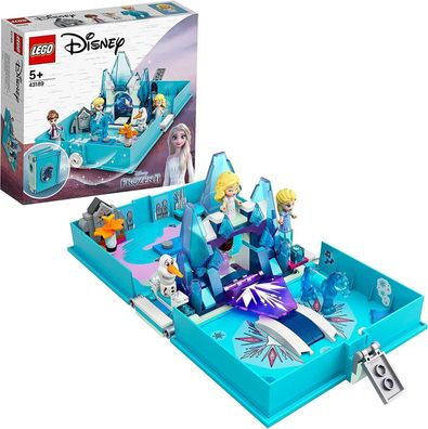 LEGO 43189 Disney Princess Eiskönigin Frozen 2 Elsas Märchenbuch Spielzeug Set
