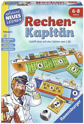 Ravensburger 24972 Rechen-Kapitän Spielend neues Lernen Lernspiel ab 6 Jahre