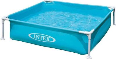 Intex 57173 Frame Pool Mini Kinderpool Robust Blau 337 Liter 122 x 122 x 30 cm