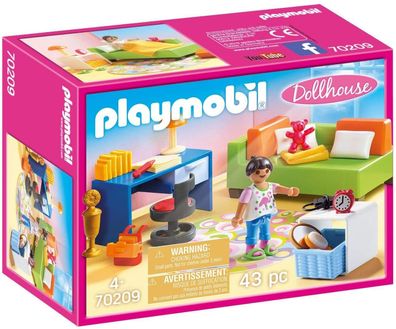 Playmobil Dollhouse 70209 Jugendzimer Spielzeug Spielset 43 Teile Ab 4 Jahren