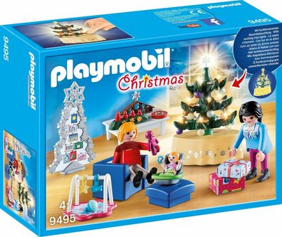 Playmobil Christmas 9495 Weihnachtliches Wohnzimmer Spielzeug Spielset 4 Jahre