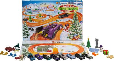 Hot Wheels GTD78 Adventskalender Weihnachtskalender 2021 Kinder Spielzeug Autos