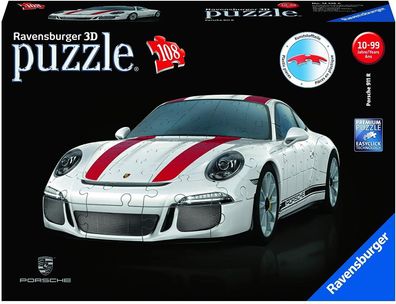 Ravensburger 12528 3D Puzzle Porsche 911 R 108 Teile 1:18 ab 10 Jahre