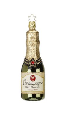 Christbaumschmuck Champagner 12.5cm