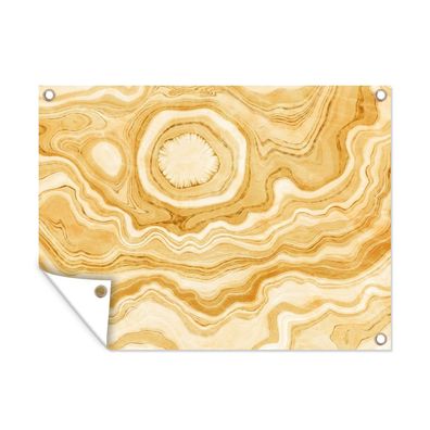Outdoor-Poster Gartenposter 40x30 cm Achat - Edelsteine - Gold (Gr. 40x30 cm)