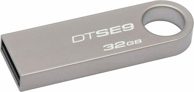 Kingston DataTraveler SE9 USB 2.0 Stick 32GB Speicherstick Silber PC Laptop Mac