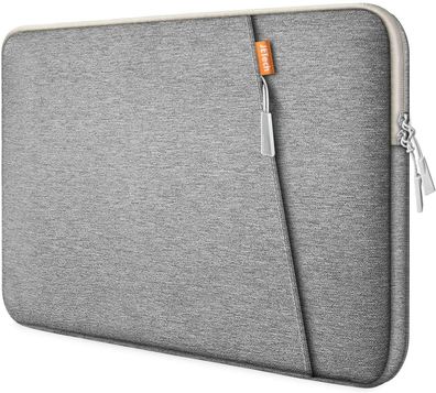 JETech Hülle 13,3 Zoll Notebook MacBook iPad Laptop Schutzhülle Hellgrau