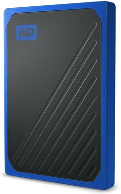 WD My Passport Go Portable 500 GB SSD 6,35 cm 2,5 Zoll USB 3.0 schwarz blau