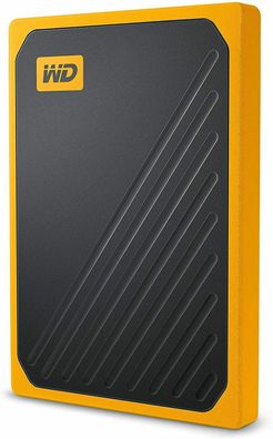 WD My Passport Go Portable 500 GB SSD 6,35 cm 2,5 Zoll USB 3.0 schwarz orange