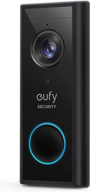 Eufy Security Kabellose Video-Türklingel 2K HD 2 Wege Audio WDR-Sensor IP 65