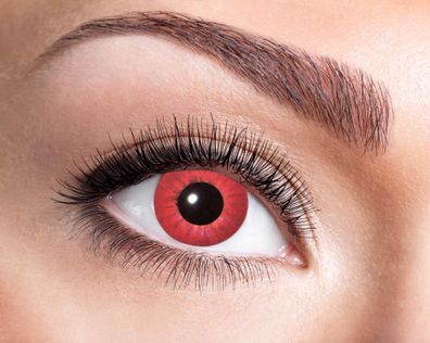 Kontaktlinse mit Sehstärke Electro red
