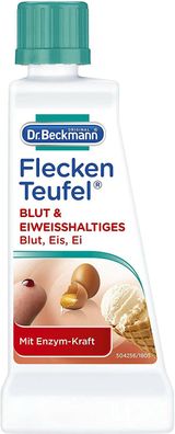 Dr. Beckmann Fleckenteufel Fleckenentferner Blut Eiweißhaltiges Eis Ei 50 ml