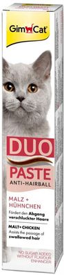 GimCat Duo Paste Anti-Hairball Malz Hühnchen Katzensnack Katzenmalz Tube 50 g