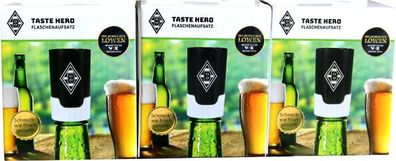 3x Borussia Mönchengladbach Bier-Aufbereiter passend für PET-Flaschen Taste Hero