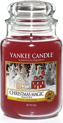 Yankee Candle Christmas Magic Große Kerze im Glas Paraffinwachs Duftkerze 623 g
