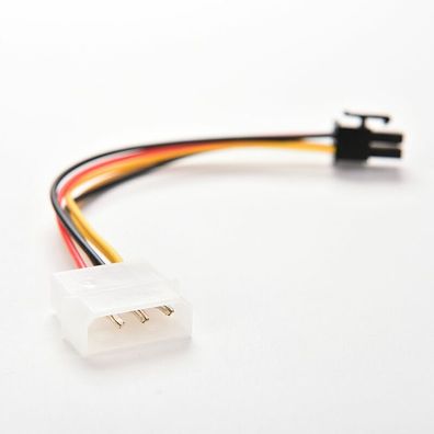 2X 6 pin PCIe auf 4 pin Molex Grafikkarte Stromkabel PCIe Stromadapter Kabel PC
