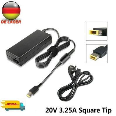 20 V 3,25 A 65 W Netzteil Adapter USB-Ladegerät für Lenovo Thinkpad Laptop Neu