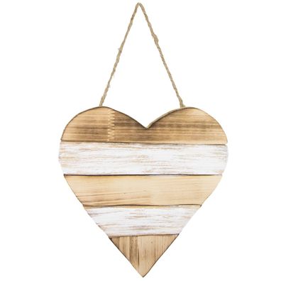 Herz Holz zum Aufhängen 23 cm