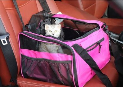Autositz für Kleine Mittlere Hunde und Katzen, Atmungsaktive 40 * 36 * 25cm bis 6kg