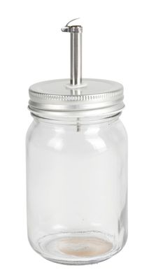 Esschert Glas Ölspender 400ml Essigspender Zuckerspender Zuckerstreuer Dosierer