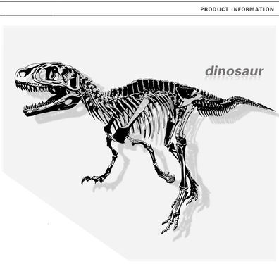 Wandtattoo Aufkleber Wandbild Kinderzimmer Tyrannosaurus Rex Dinosaurier 7039