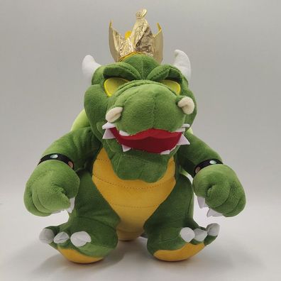 30cm Bowser Plüschtier Super Mario Plüschpuppe Mario Brothers Geschenk Grün