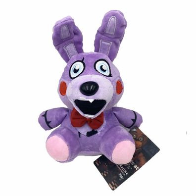 18cm Bonnie der Hase Plüschtier FNAF Gefüllte Hase Rabbit Freddys Puppen Lila02