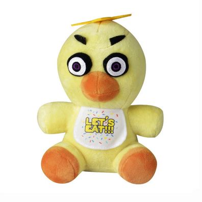 18cm Chica das Huhn Plüschtier FNAF Gefüllte Huhn Chick Freddys Puppen Gelb