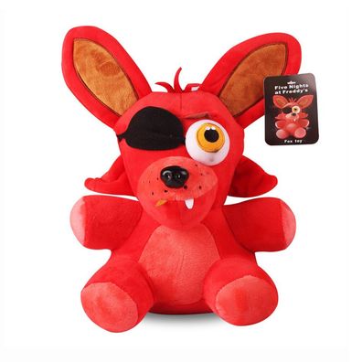 18cm Foxy der Piratenfuchs Plüschtier FNAF Gefüllte Fuchs Freddys Puppen Rot01