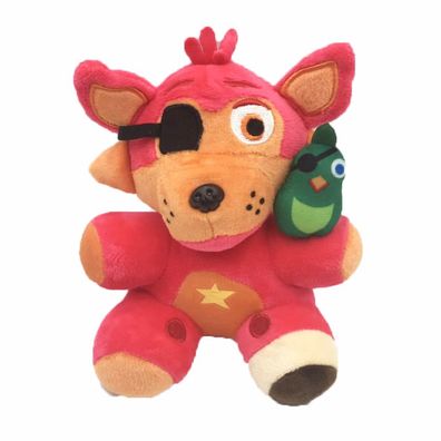 18cm Foxy der Piratenfuchs Plüschtier FNAF Gefüllte Fuchs Freddys Puppen Rot02