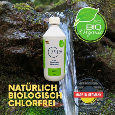 7SPA active 500ml die natürliche & biologische Whirlpooldesinfektion