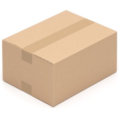 25 stk 320 x 250 x 160 mm Versand Falt Kartons Verpackungen Schachtel 1-wellig