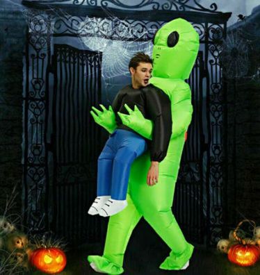 Halloween Kostum Alien Pick Me Up Monster Aufblasbare Blow Up Anzuge Party O