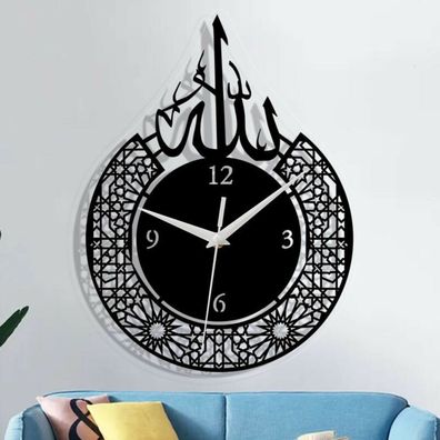 12Inch Kreative Islamische Wanduhr Muslimisches Schlafzimmer Ramadan Home