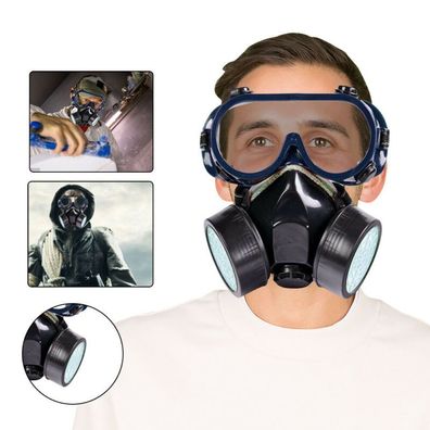 Lackiermaske Mp5 Filter Atemschutzmaske Abc-Staubmaske Gasmaske Mit Schutzbrille