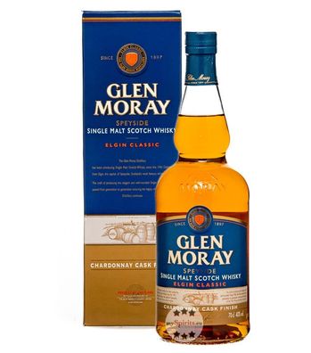 Glen Moray Chardonnay Cask Finish Single Malt Whisky (, 0,7 Liter) (40 % Vol., hide)