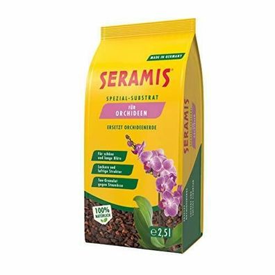 Seramis 730062 Ton Granulat Orchideen Spezial Substrat 100% Natürlich 2,5 L
