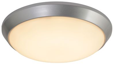 LED Decken Leuchte Ø330mm | Silber | Edelstahl | Lampe Deckenlampe Deckenleuchte