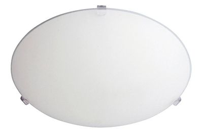 Decken Leuchte Ø250mm | 1x60W | Glas | Weiß | Wand Lampe Bad Küchen Zimmer
